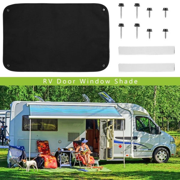 1PCS RV Door Window Shade RV Camper Screen Window Cover RV Sunshade Acc Carousel 2