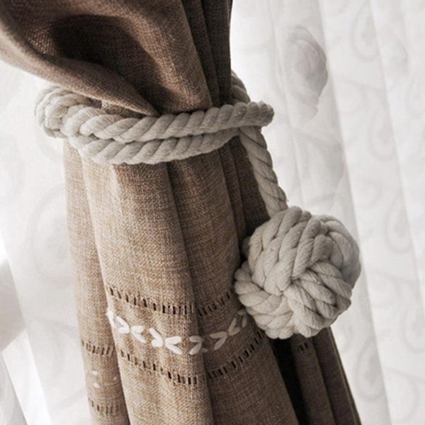 Curtain Ball Rope Tie Home Decor Product Strap Tassel Holdbacks Carousel 2