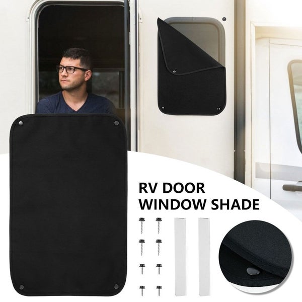 1PCS RV Door Window Shade RV Camper Screen Window Cover RV Sunshade Acc Carousel 1