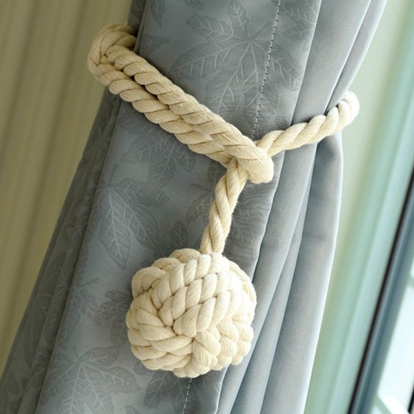 Curtain Ball Rope Tie Home Decor Product Strap Tassel Holdbacks Carousel 9