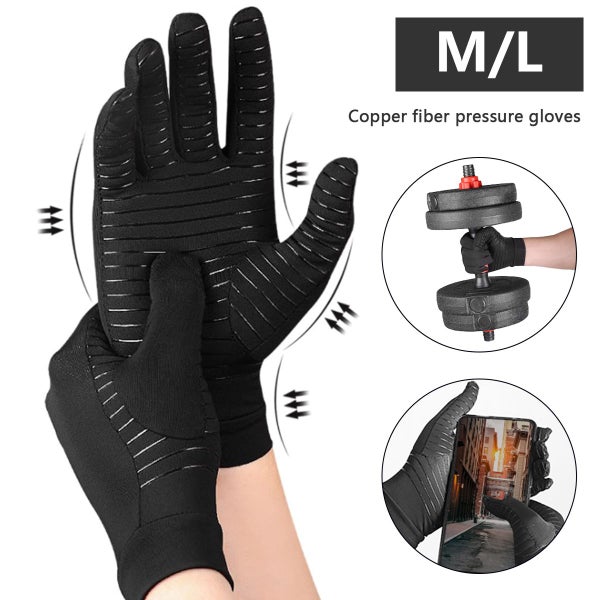 Copper Compression Gloves Arthritis Gloves Hand Grip Glove Hand Wrist S Carousel 10