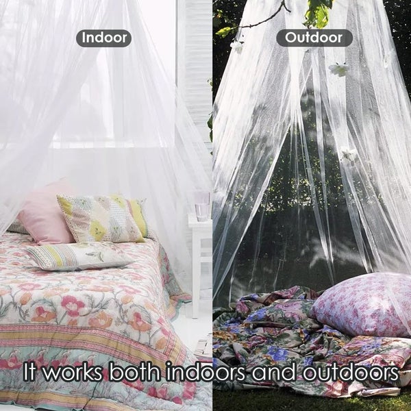 Bed Mosquito Net, Bed Canopy Mosquito Net Hanging Fly Insect Repellent Carousel 11