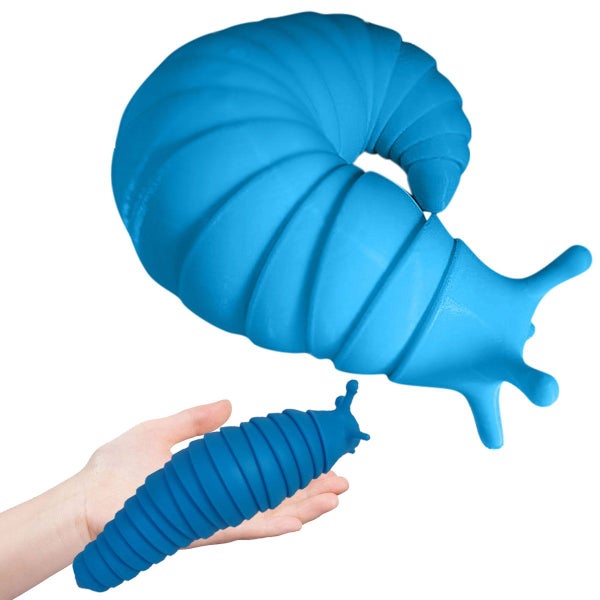 Articulated Slug Fidget Toy - Articulating Stim Toys - Sensory Flexible Carousel 1
