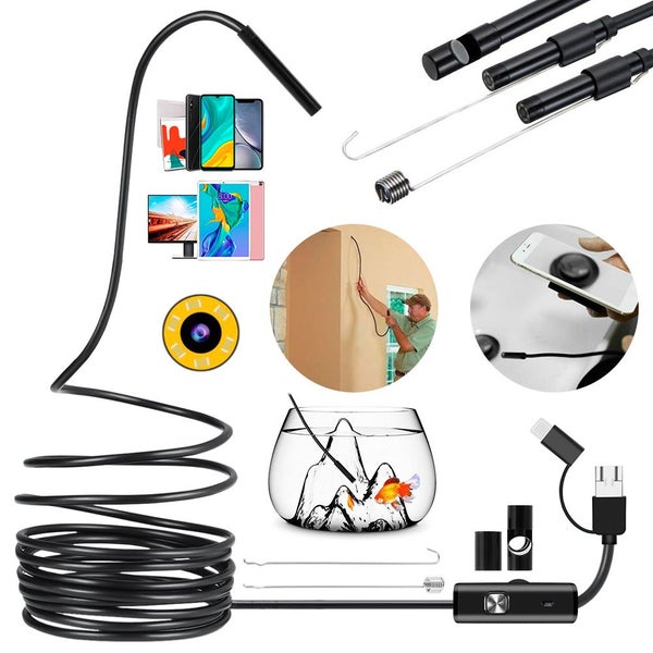HD USB Type-c Endoscope Borescope Snake Inspection Camera Android Mobil Carousel 2
