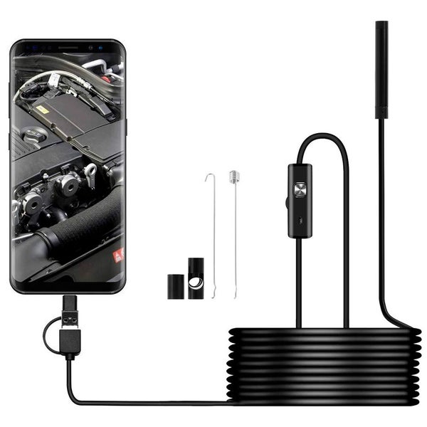 HD USB Type-c Endoscope Borescope Snake Inspection Camera Android Mobil Carousel 10