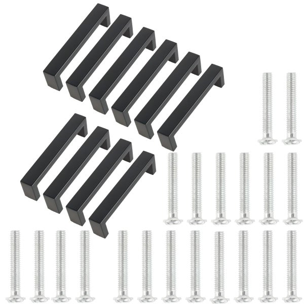 10PCS Square Cabinet Handles Kitchen Handles Matte Cabinet Handles for C Carousel 1