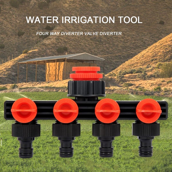 4 Way Hose Splitter Tap Hose Connectors Distributor Garden Irrigation S Carousel 2