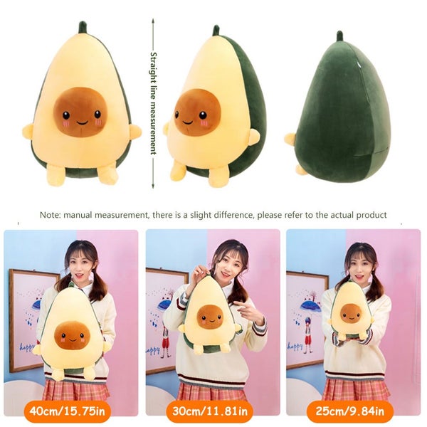 Cute Avocado Plush Toy 11.8" Avocado Stuffed Pillow Gift for Girls Boys Carousel 9