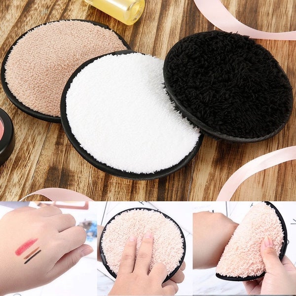 New Reusable Microfiber Cloth Soft Makeup Face Cleansing Pads Remover Towel Carousel 1