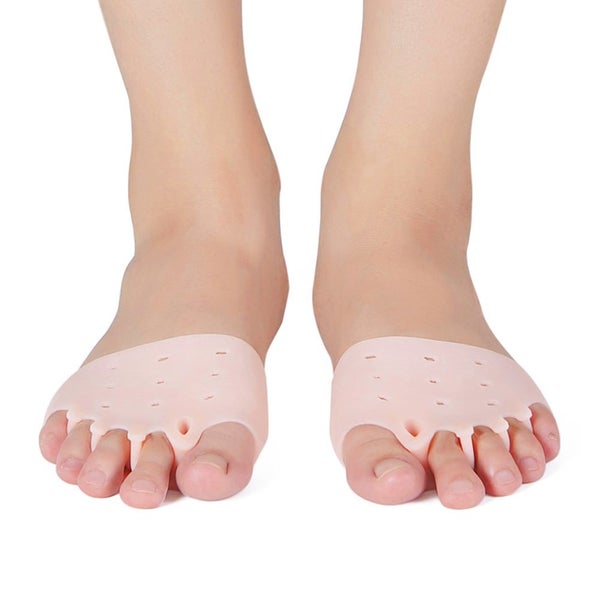 1 Pair Magic Silicone Gel Open-toed Toe Pads Foot Care Tool Massaging M Carousel 1