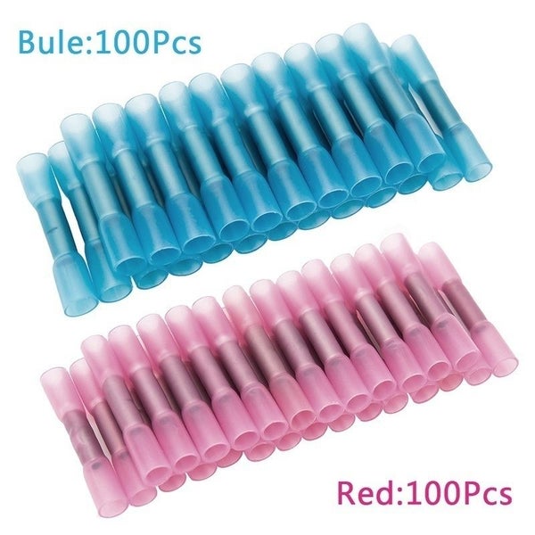 125pcs/200pcs Insulated Waterproof Wire Connectors Heat Shrink Crimp Co Carousel 8