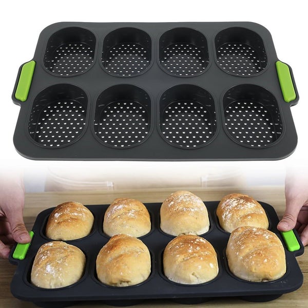 Silicone Cake Bread Loaf Pan Tins Non-stick Soap Baking Mould Bakeware Carousel 2