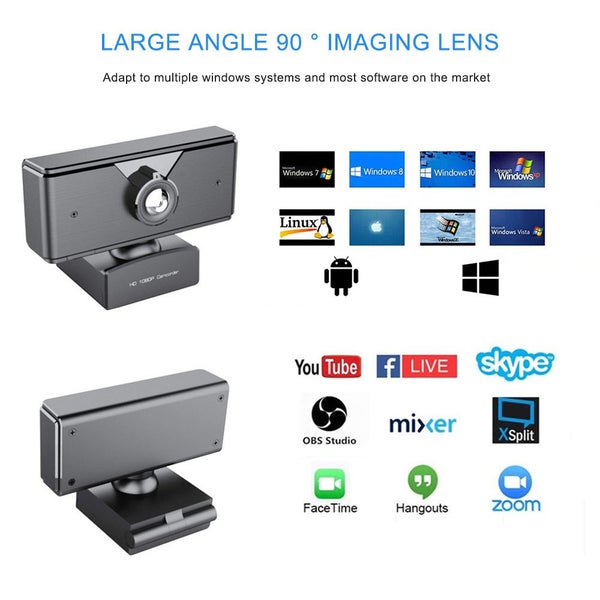 HD Webcam, Full HD 1080p/720p Video Calling and Recording, Dual Stereo Carousel 11