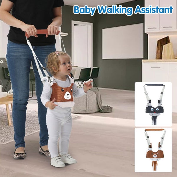 Baby Walking Harness Adjustable Toddler Walking Assistant Hand Held Sta Carousel 1