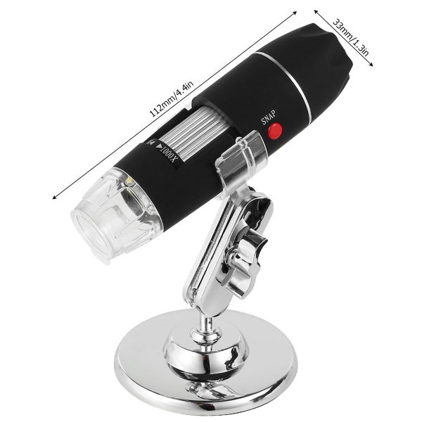 40-1000x Magnification Endoscope WiFi USB HD Digital Microscope with 8 Carousel 9