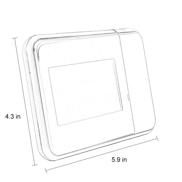 Hightech Digital LED Projector Projection Weather Station Calendar Snooze Alarm Carousel 2