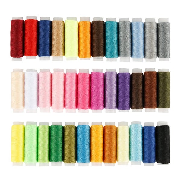 200Pcs Sewing Kit Premium with 41 Spools Thread Portable Needle Threade Carousel 11