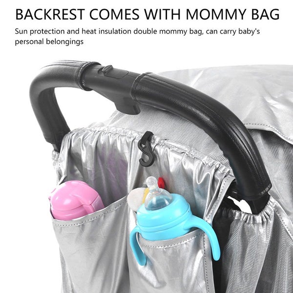 Buggy Sun Shade Universal Pram Sunshade Sun Cover for Strollers Pushcha Carousel 11