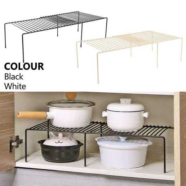 Adjustable Kitchen Cupboard Shelf Cabinet Pantry Storage Organiser Rack Carousel 2