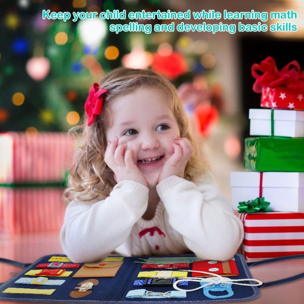 Toddler Busy Board Montessori Sensory Board Toys Toddlers Montessori Ac Carousel 3