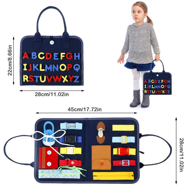 Toddler Busy Board Montessori Sensory Board Toys Toddlers Montessori Ac Carousel 2