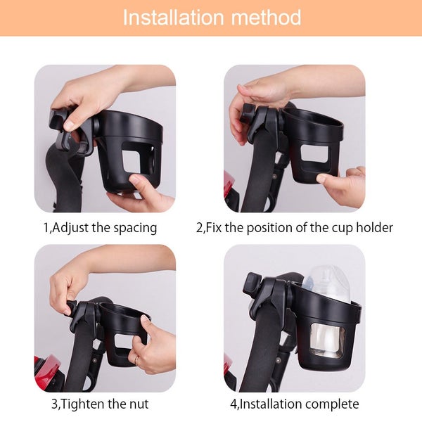 Baby Stroller Pram Cup Holder Universal Bottle Drink Water Coffee Bike Carousel 11