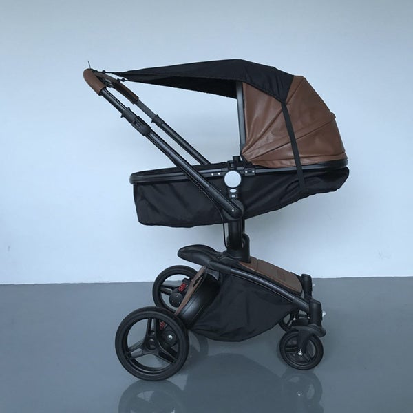 Universal Baby Stroller Sun Cover with 2 Hook, Anti-uv Breathable Buggy Carousel 11