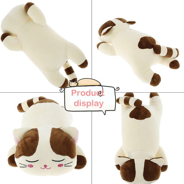60cm Big Super Soft Cat Stuffed Cute Animal Plush Doll Pillow Toy Gift Carousel 11