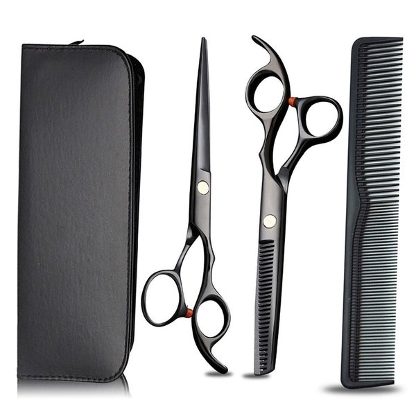 Hairdressing Scissors Set 4 Pieces Scissors Hair Cutting Set Hair Cutti Carousel 1