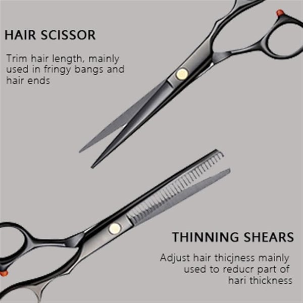 Hairdressing Scissors Set 4 Pieces Scissors Hair Cutting Set Hair Cutti Carousel 8