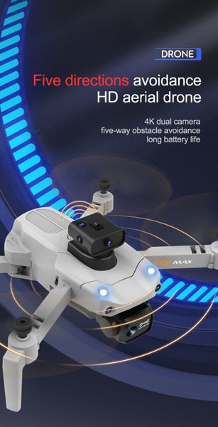 Drone, Foldable 4K Dual Camera Drone with Obstacle avoidance and optical flow Carousel 1