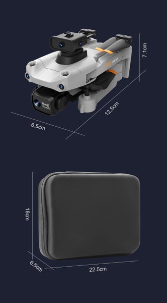 Drone, Foldable 4K Dual Camera Drone with Obstacle avoidance and optical flow Carousel 18