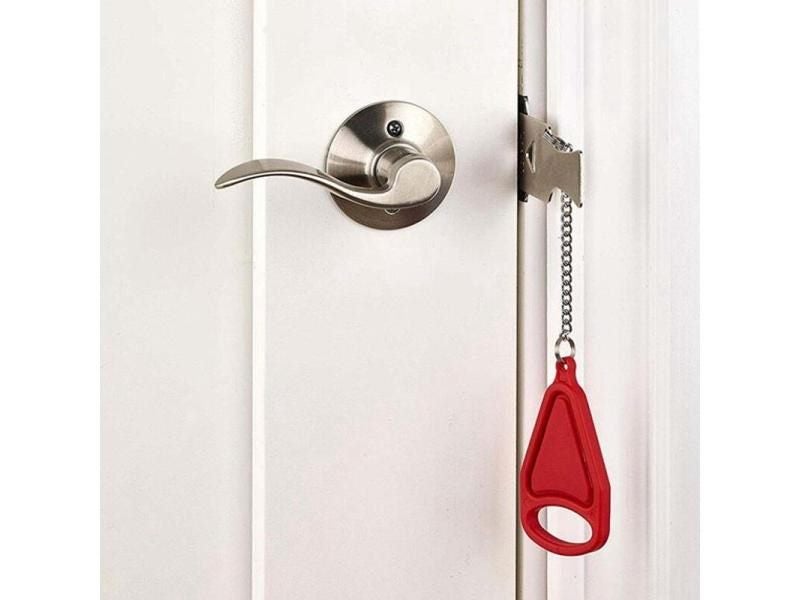 Portable Hotel Door Lock Travel Door Stopper For Security Carousel 2