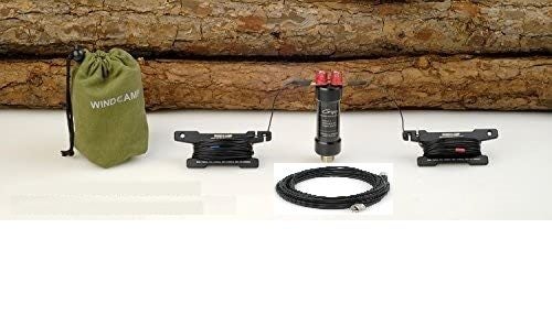 TECHOMAN Windcamp Gipsy 5-50MHz Coil Dipole HF Short Wave Antenna and Balun 20M Carousel 2