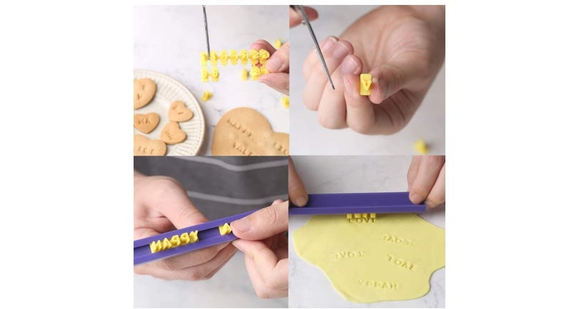 PTN Cookie Stamp Alphabet Biscuit Decorations Cutter Fondant DIY Tool Carousel 2