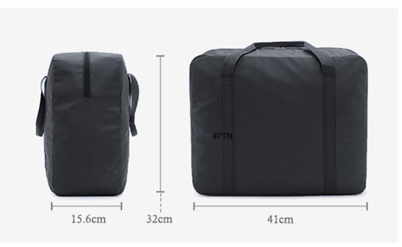 PTN BLACK Folding Luggage Travel Organiser Hand Baggage Travel Tote Lightweight Carousel 2