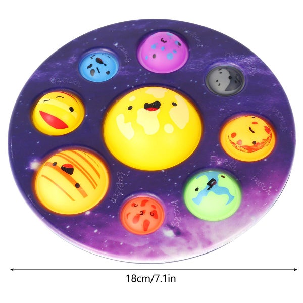 POP IT Fidget Toys - Planets Solar System Simple Fidget Squeeze Sensory Carousel 8