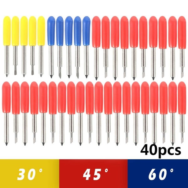 40PC 30/45/60?a Cricut Cutting Replacement Blades for Roland Vinyl Cutte Carousel 1