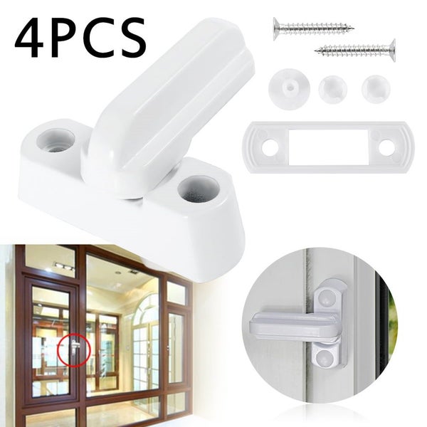 4Pcs Aluminum alloy T Shap Locks For UPVC Window Door Sash Jammer Secur Carousel 1