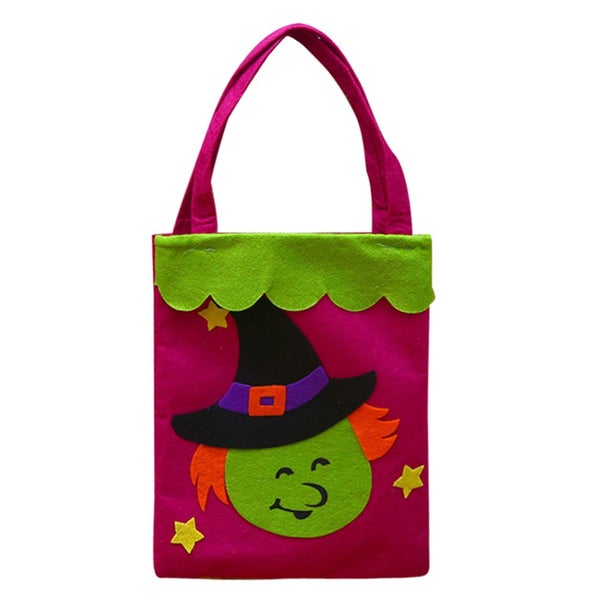 3 Pack Halloween Non-Woven Bags Trick or Treat Tote Gift Bags Orange Bl Carousel 8