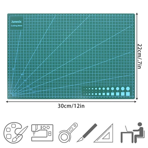 Self-Healing Cutting Mat for Craft, Cutting Board with Grid, Non-Slip C Carousel 2
