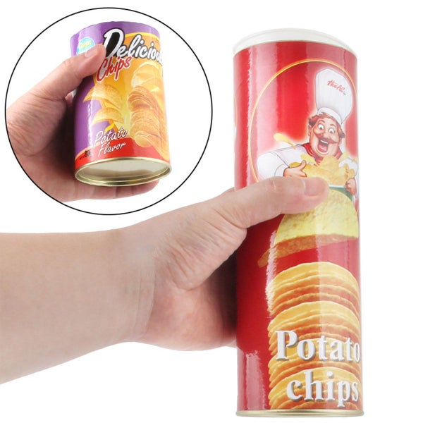 Potato Chip Snake in A Can Funny Prank Reusable Jokes Spring Snakes Pra Carousel 2