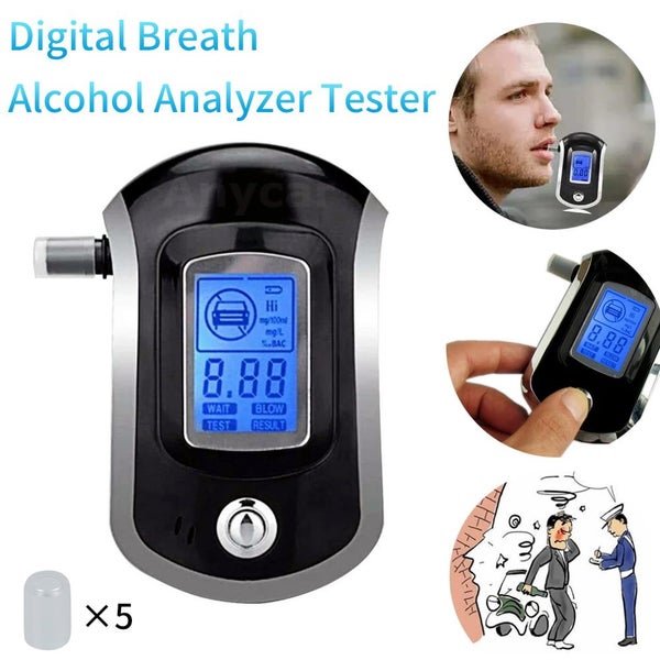 Professional Alcohol Tester Breathalyzer Portable Breath Alcohol Tester Carousel 2