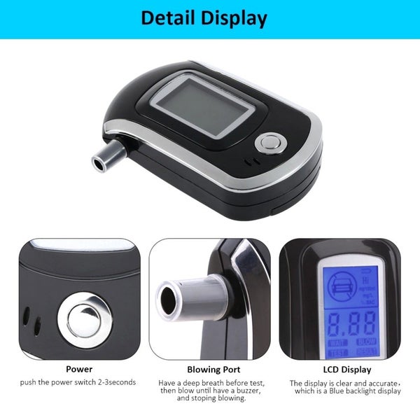Professional Alcohol Tester Breathalyzer Portable Breath Alcohol Tester Carousel 11