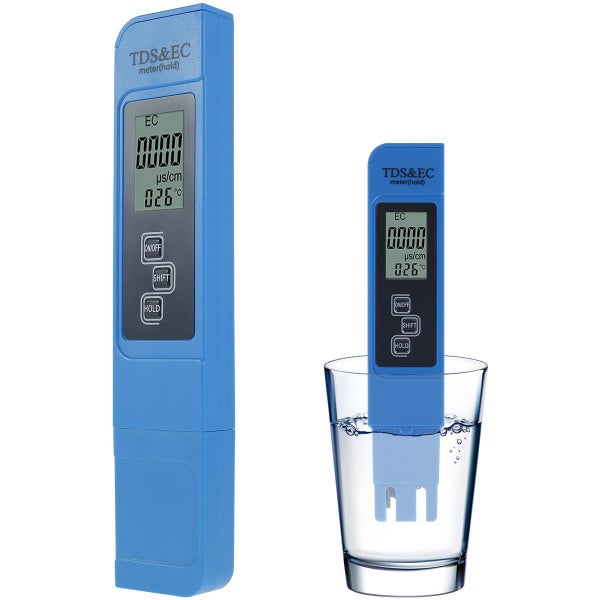 3 In 1 TDS Water Tester TDS EC Temperature Water Meter 0-9999 ppm Accur Carousel 2