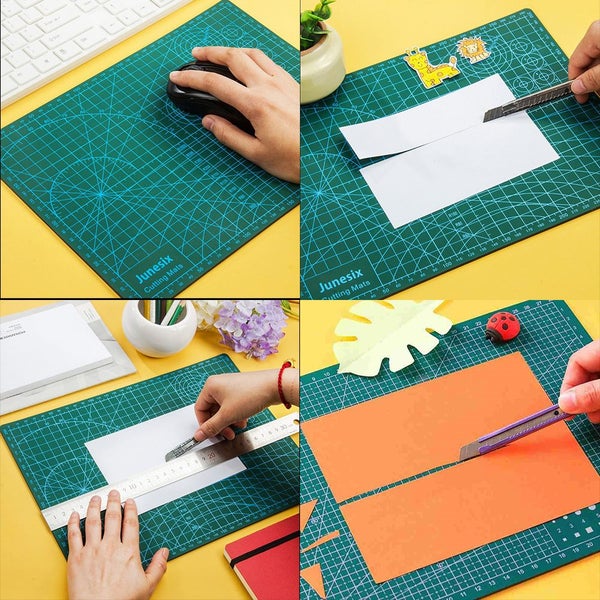 Self-Healing Cutting Mat for Craft, Cutting Board with Grid, Non-Slip C Carousel 6
