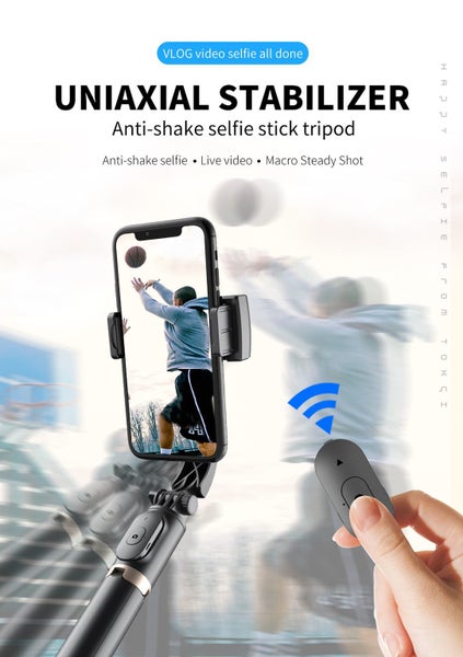 Q08 - Selfie Stick With Gimbal Stabilizer, Anti Shake Tripod Wireless Shooting63612820034434112