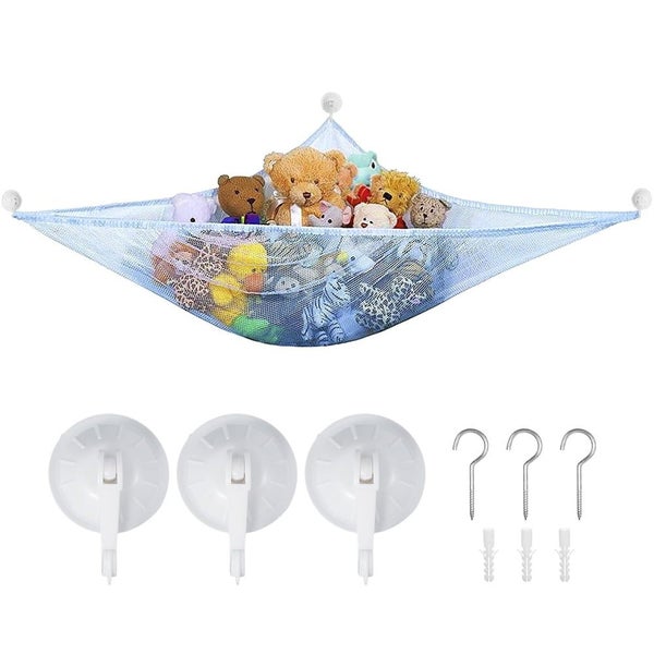 Toy Storage Hammock Net, Hanging Hammock Net Stuffed Storage Net Mesh T Carousel 1