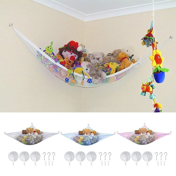Toy Storage Hammock Net, Hanging Hammock Net Stuffed Storage Net Mesh T Carousel 2