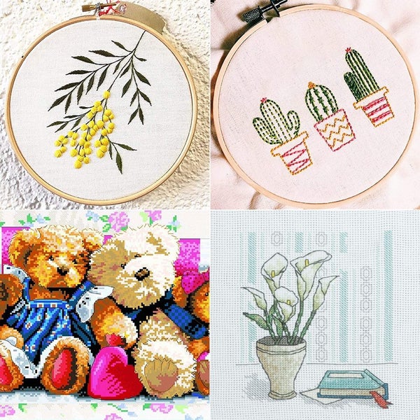 100 Colors Cross Stitch Kits Skeins Cross Stitch Threads Embroidery Sof Carousel 11